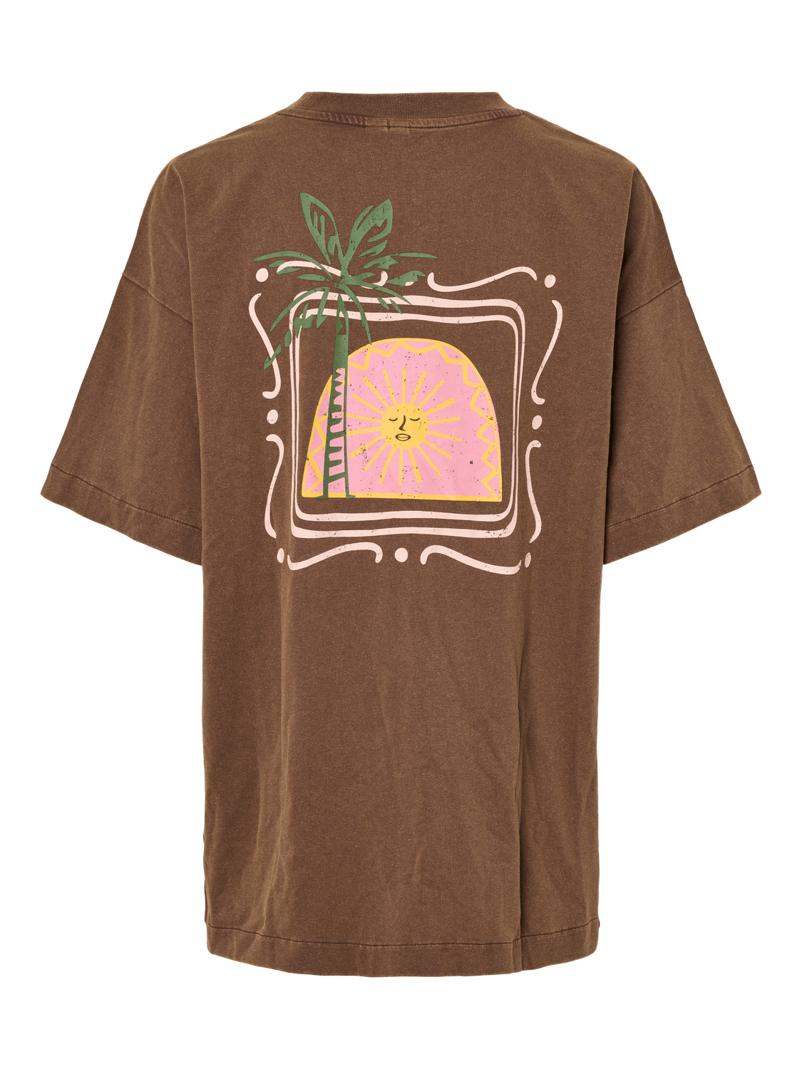 PCKISE T-shirt - Deep Mahogany - VERO MODA & VILA Bergvik